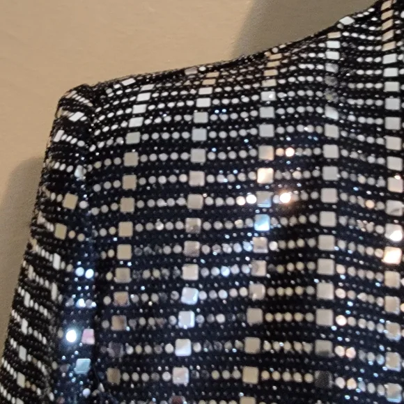 Forever 21 Black and Silver Sequin Dress - Picture 3 of 7